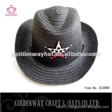 child folding mini cowboy hats